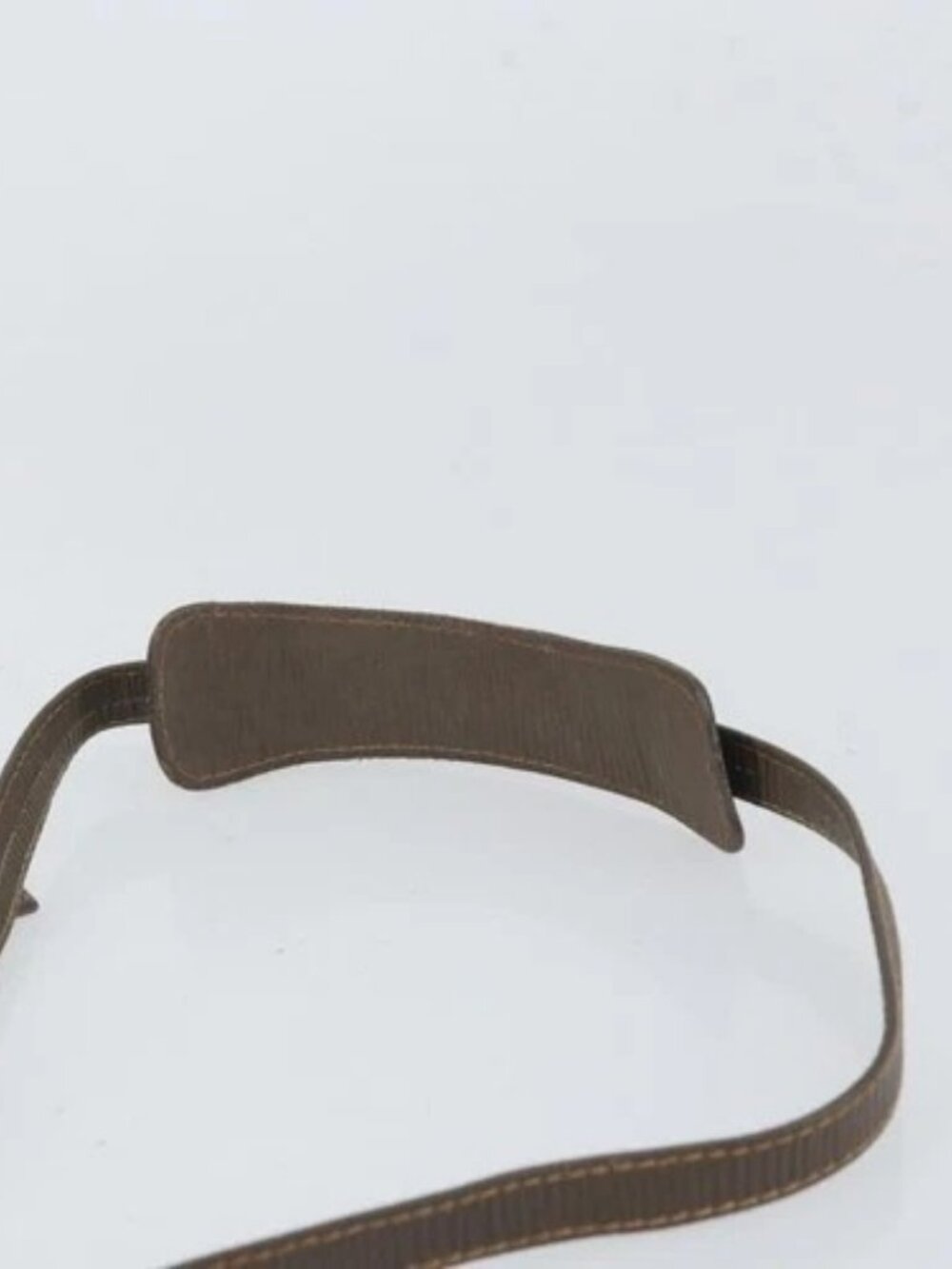 FENDI Zucchino Canvas Shoulder Bag Beige Auth - Picture 8 of 16